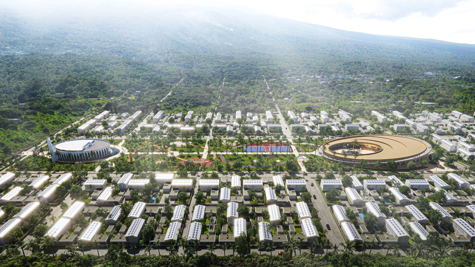 Vue arrière — Villa JIOI 2027