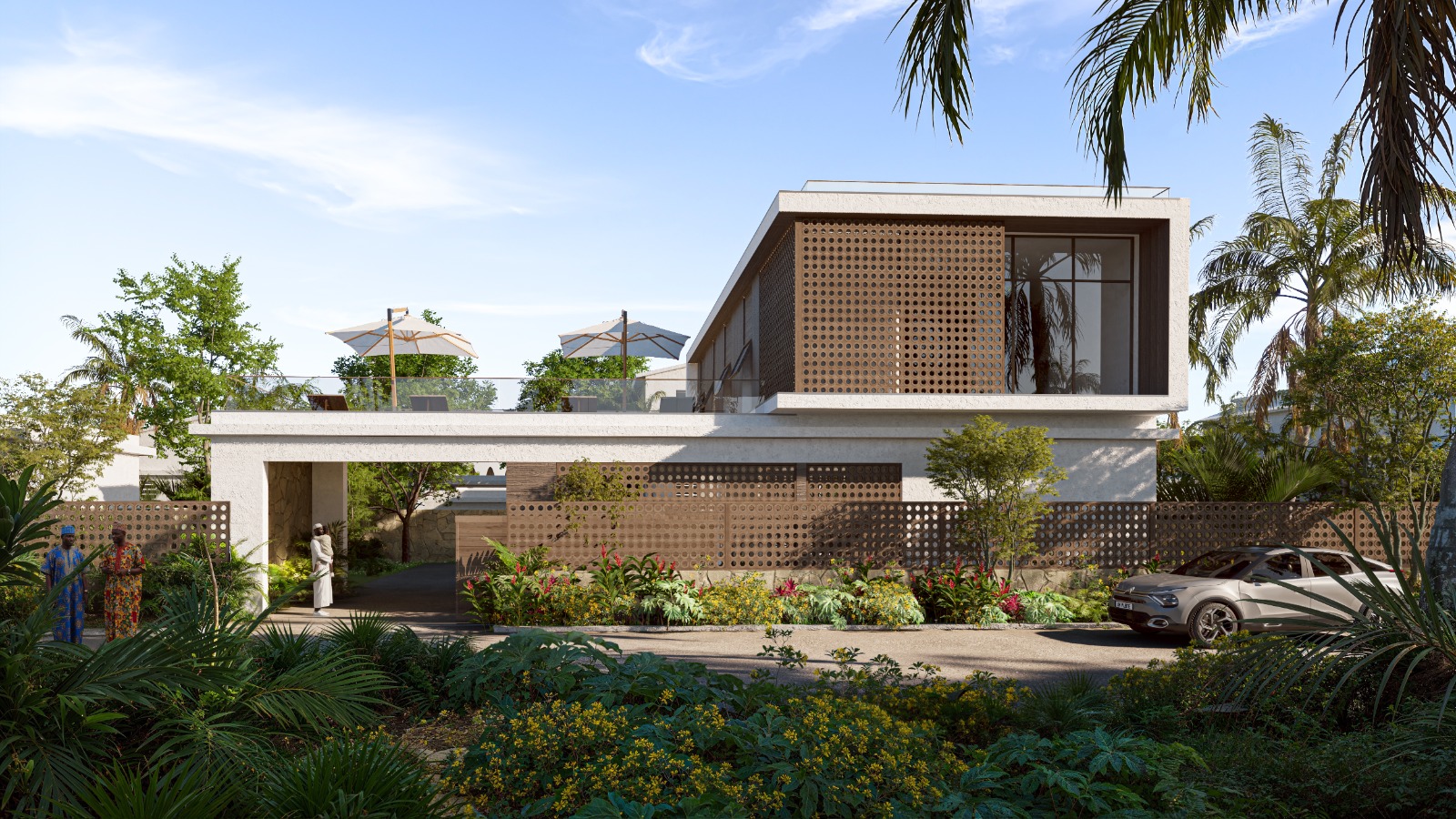 Vue façade principale — Villa JIOI 2027