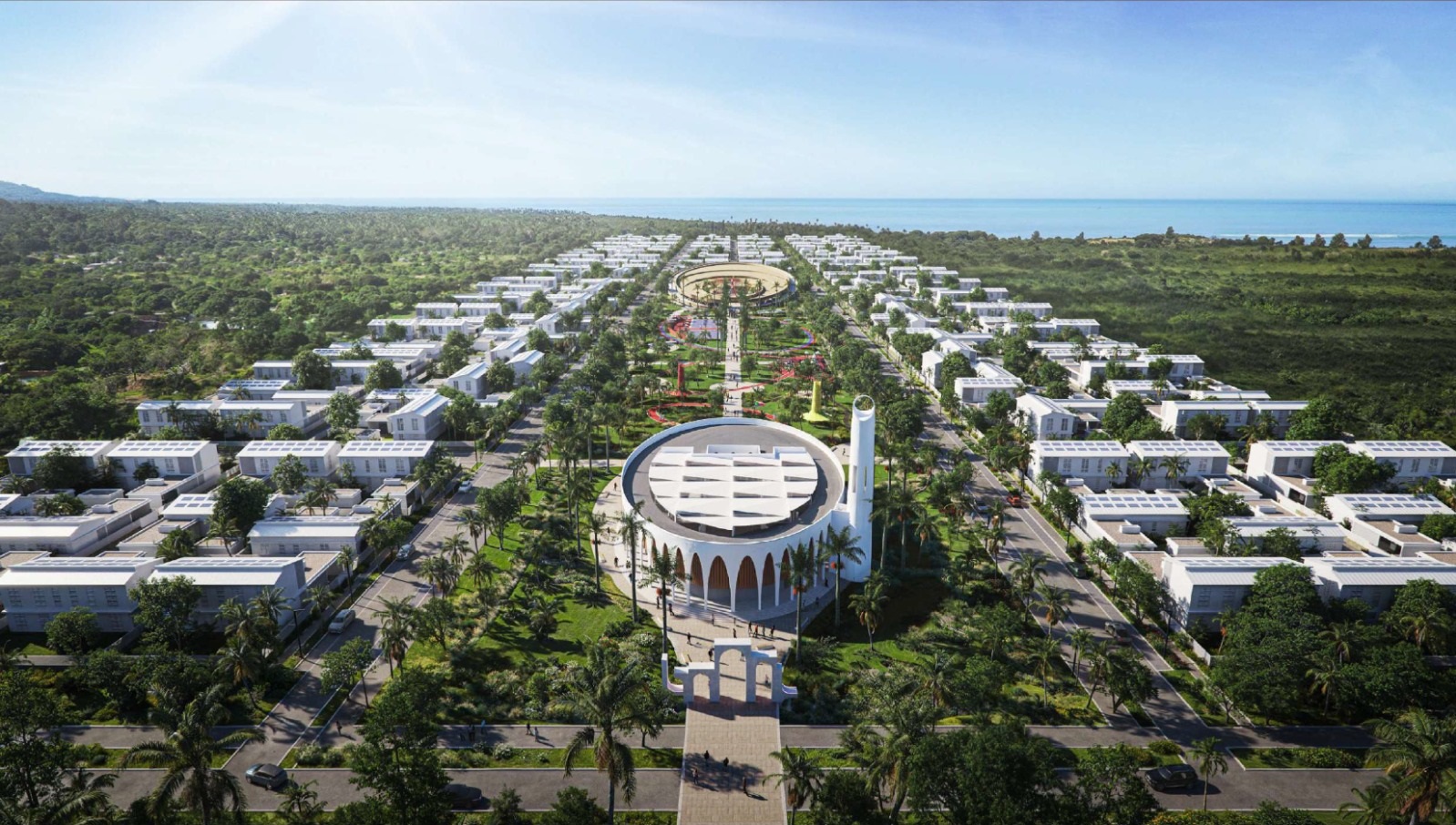 Vue globale du village — JIOI 2027