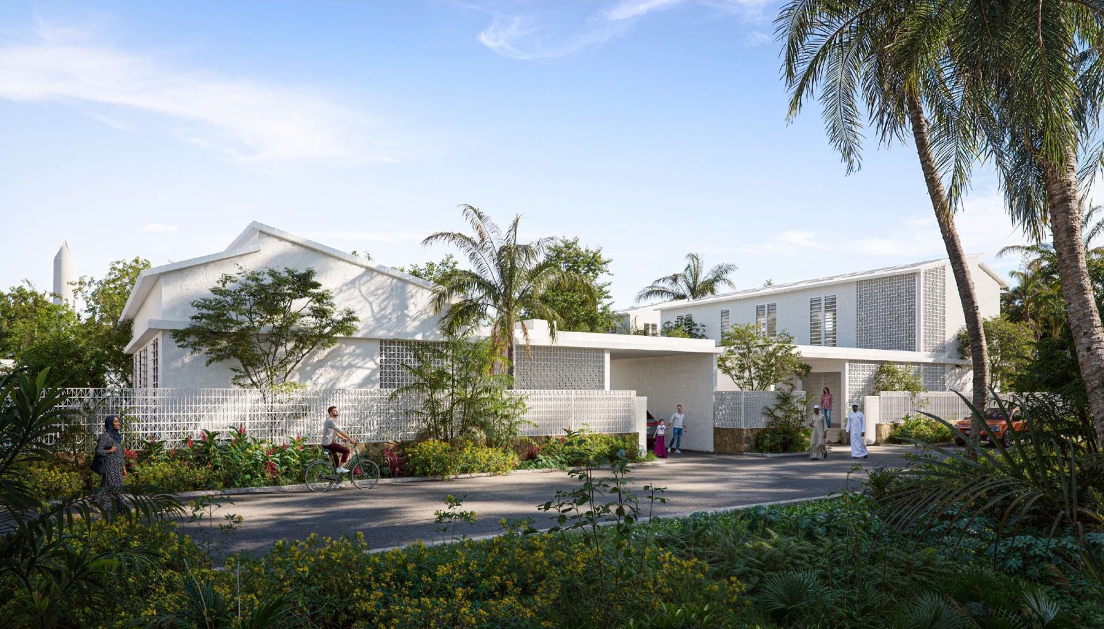 Vue rue résidentielle — Village JIOI 2027